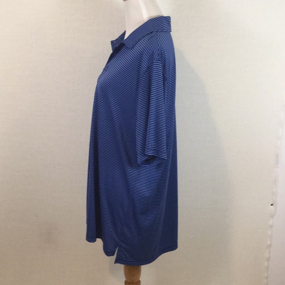 NWOT Saddlebred performance striped polo shirt! - Picture 5 of 7